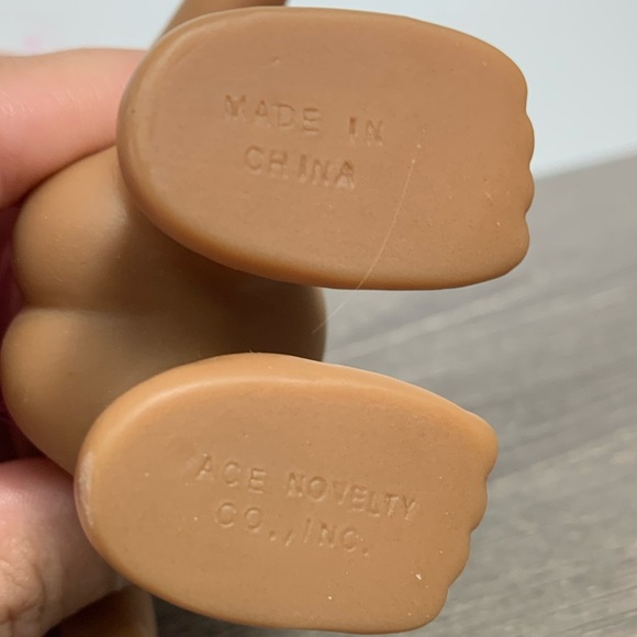 Vtg Ace Novelty Treasure  Troll Doll Blue hair Star Jewel Eyes Wishstone Gem 90s - Picture 8 of 8